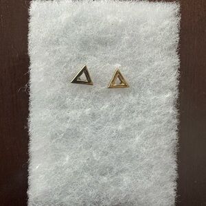 Uncommon James Gold Triangle Earrings